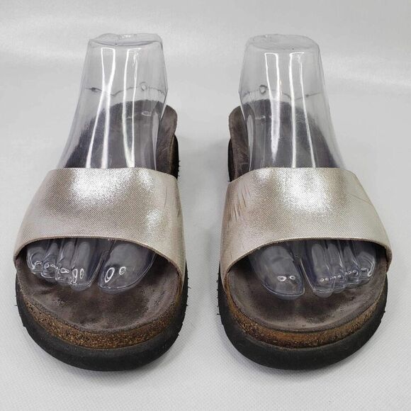 Mephisto Women's Sandals in Metallic and Black - Picture 7 of 10